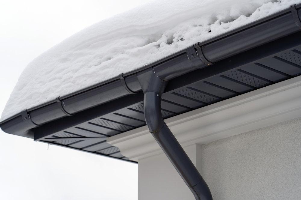 snow on roof